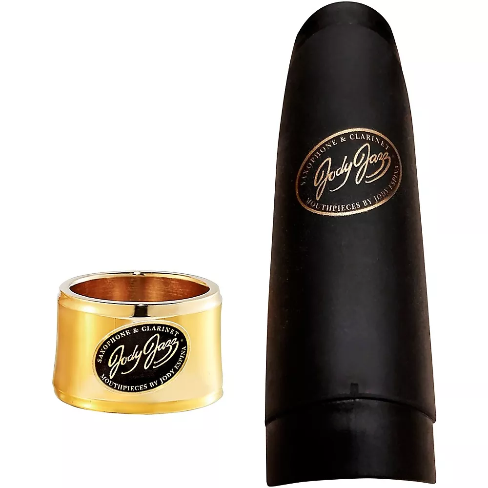 JodyJazz Power Ring HRB1 Series Ligature With Cap Gold