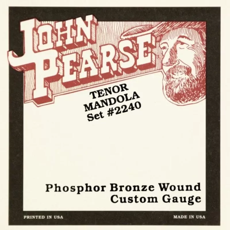 John Pearse JP2240 Phosphor Bronze Wound Tenor Mandola Strings – Custom Gauge