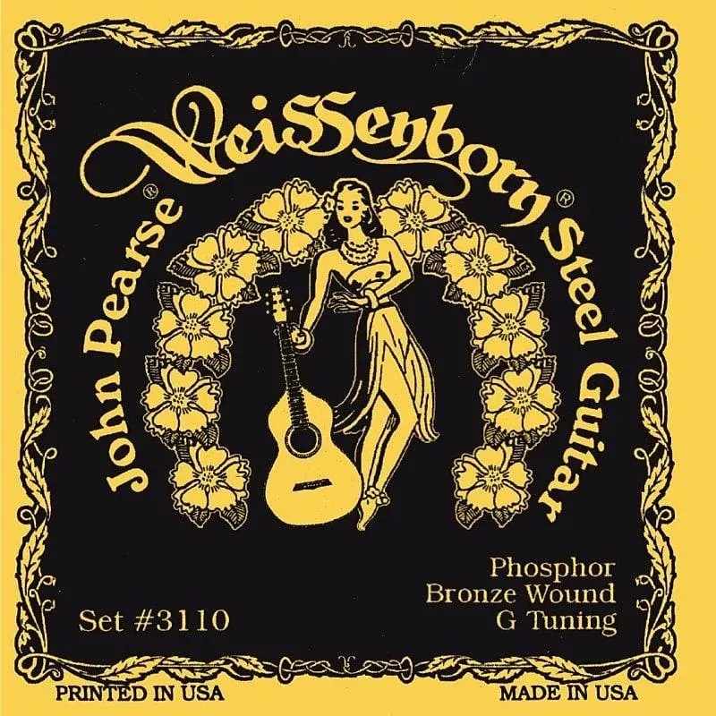 John Pearse JP3110 Phosphor Bronze Weissenborn Guitar Strings – G Tuning