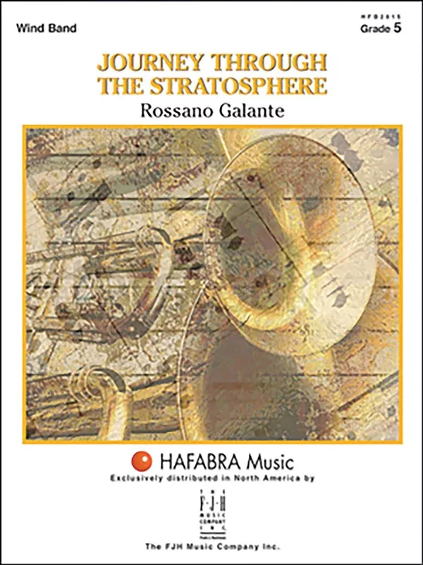 Journey Through the Stratosphere: Concert Band Conductor Score & Parts