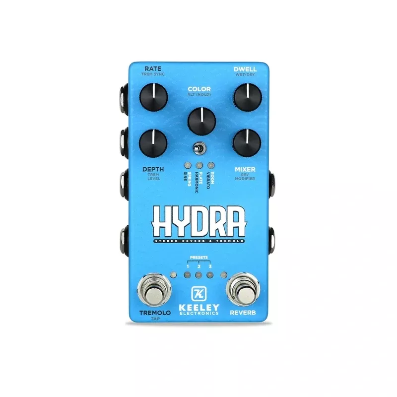 Keeley HYDRA Stereo Reverb & Tremolo Effects Pedal