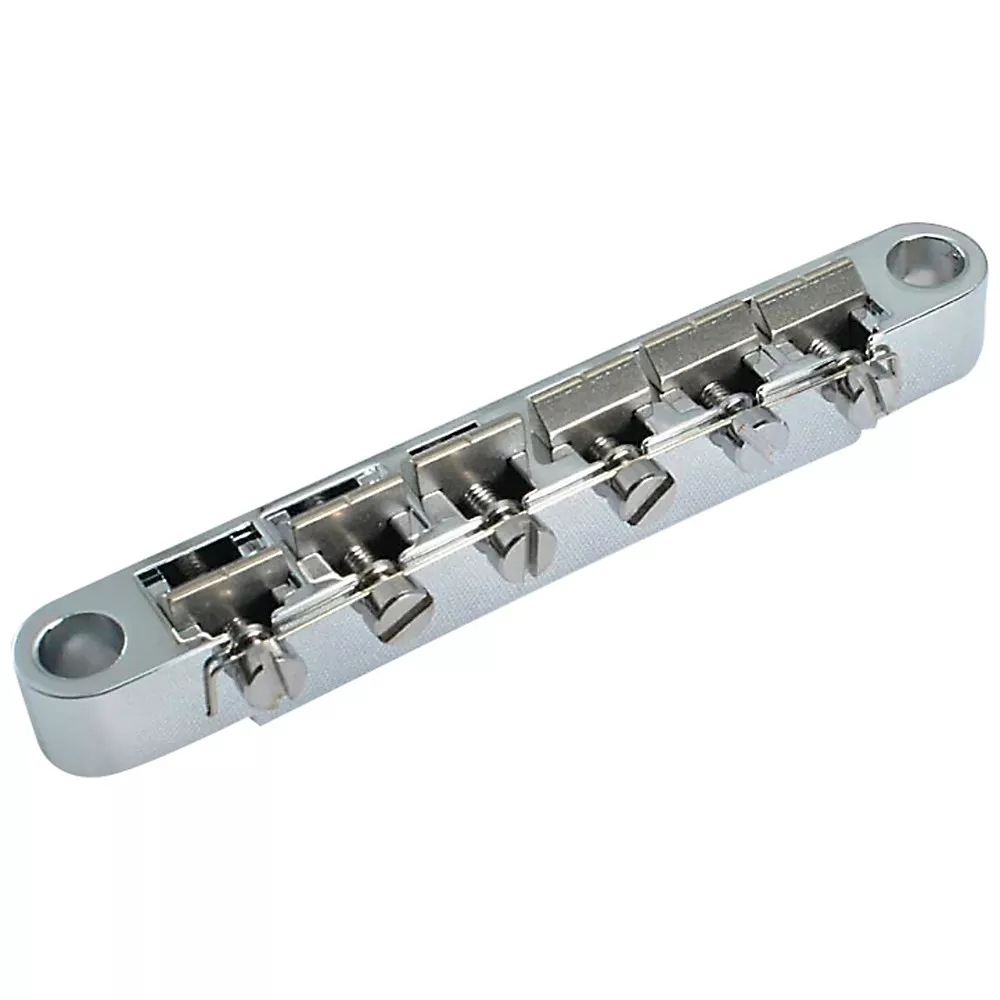 KTS Titanium Epiphone Style Bridge Set Chrome