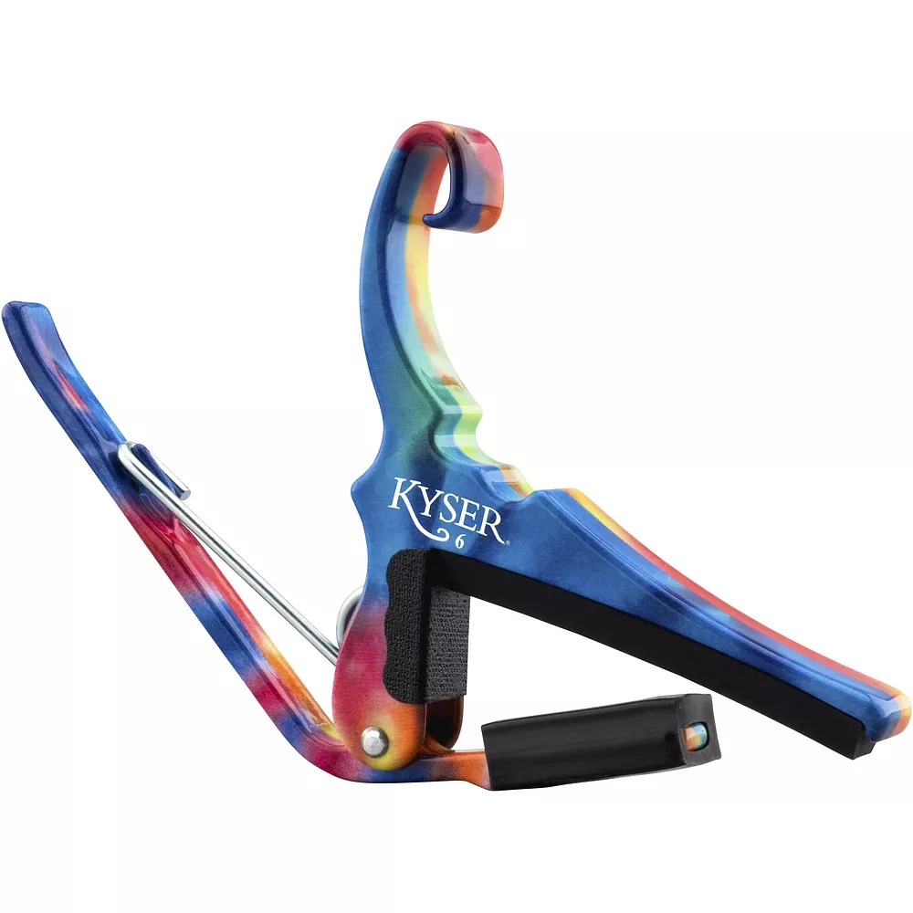 Kyser Quick-Change Capo for 6-String Guitars - Tie-Dye
