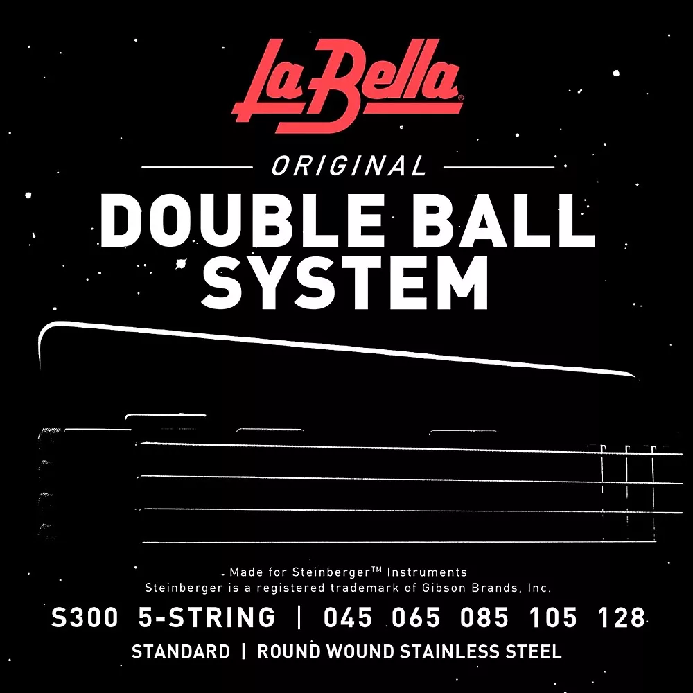 La Bella S300 Double Ball System 5-String Bass Strings 45 - 128
