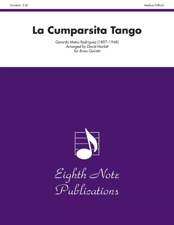 La Cumparsita Tango: Brass Quintet Score & Parts