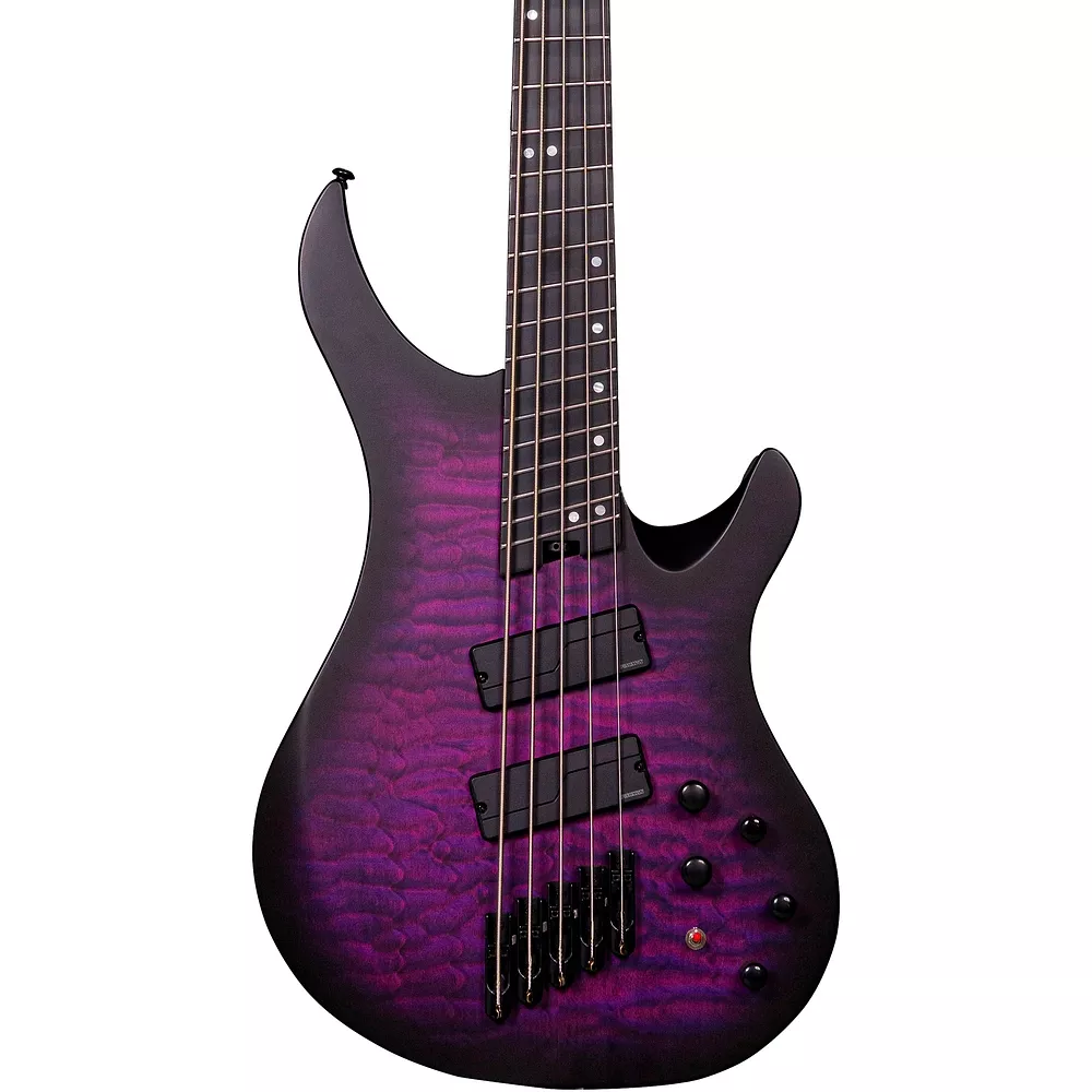 Legator Ninja Bass Multi-Scale 5 String Electric Bass Purple Burst