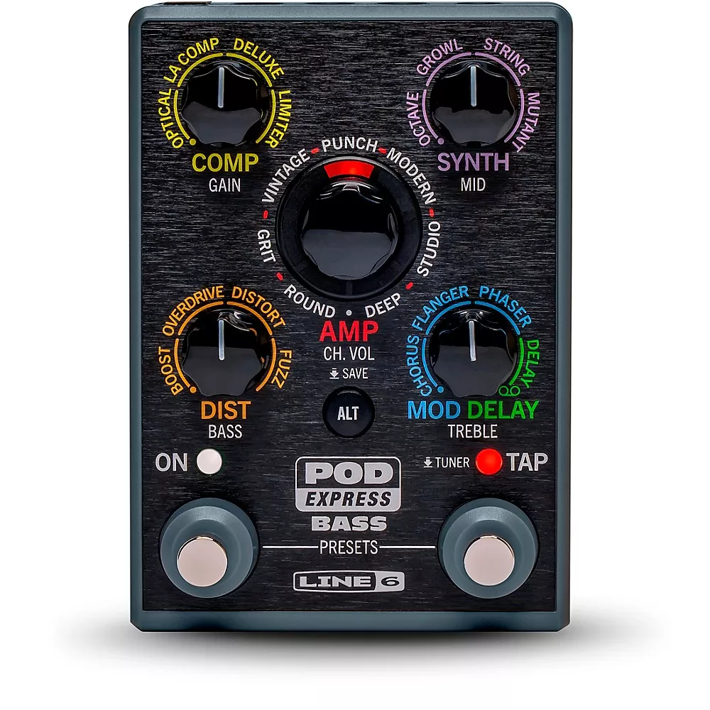 Line 6 POD Express Bass Effects Pedal - Black