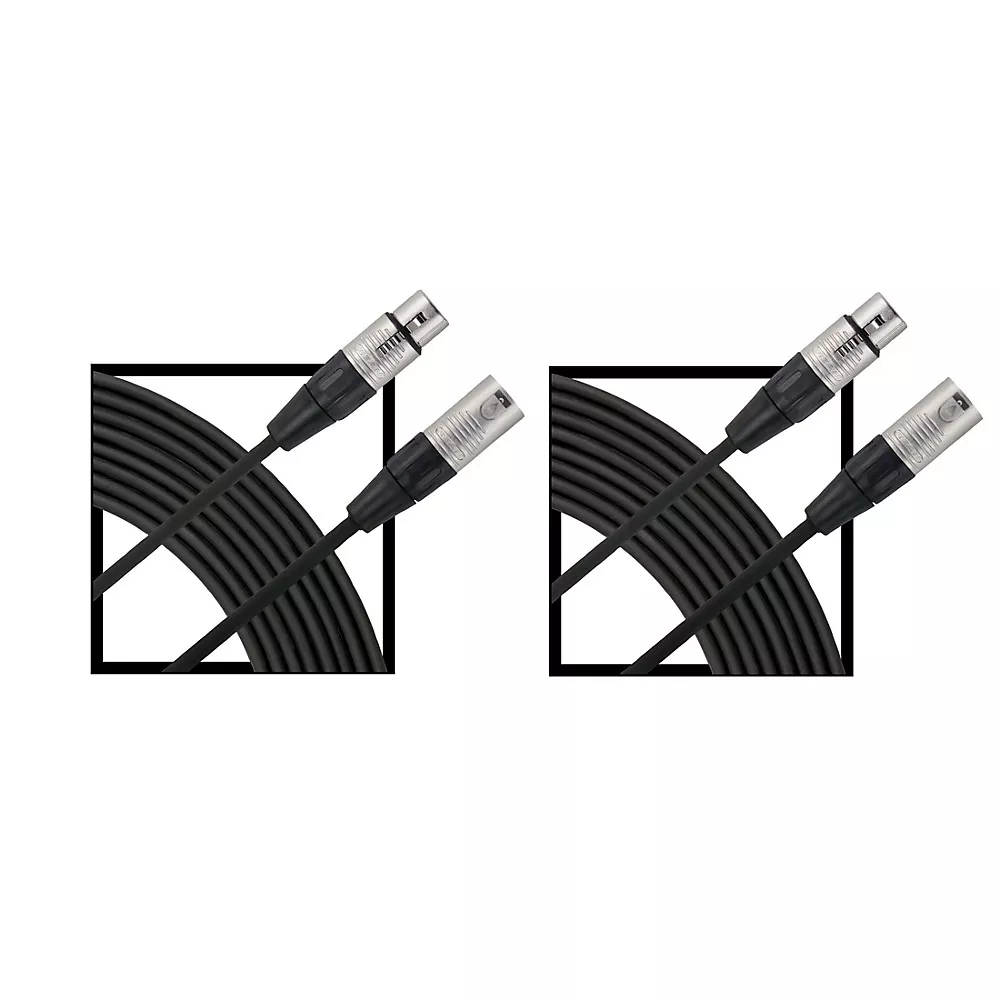 Livewire Essential XLR Microphone Cable 25' 2-Pack