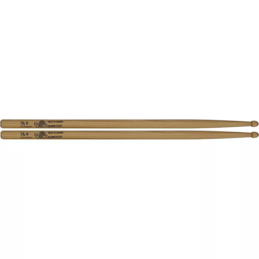 Los Cabos Drumsticks Red Hickory Center Cut Drum Sticks 7A