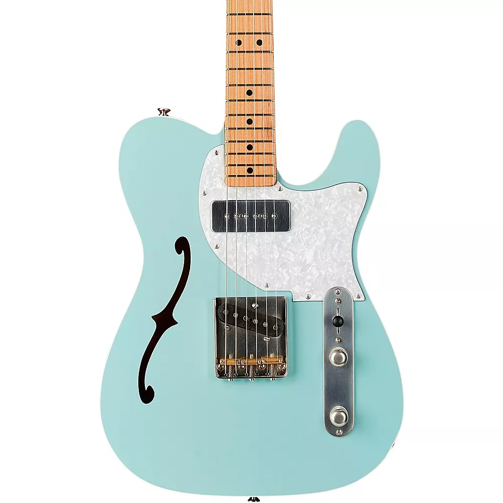 LsL Instruments Thinbone S/P90 Electric Guitar - Sonic Blue Pearl