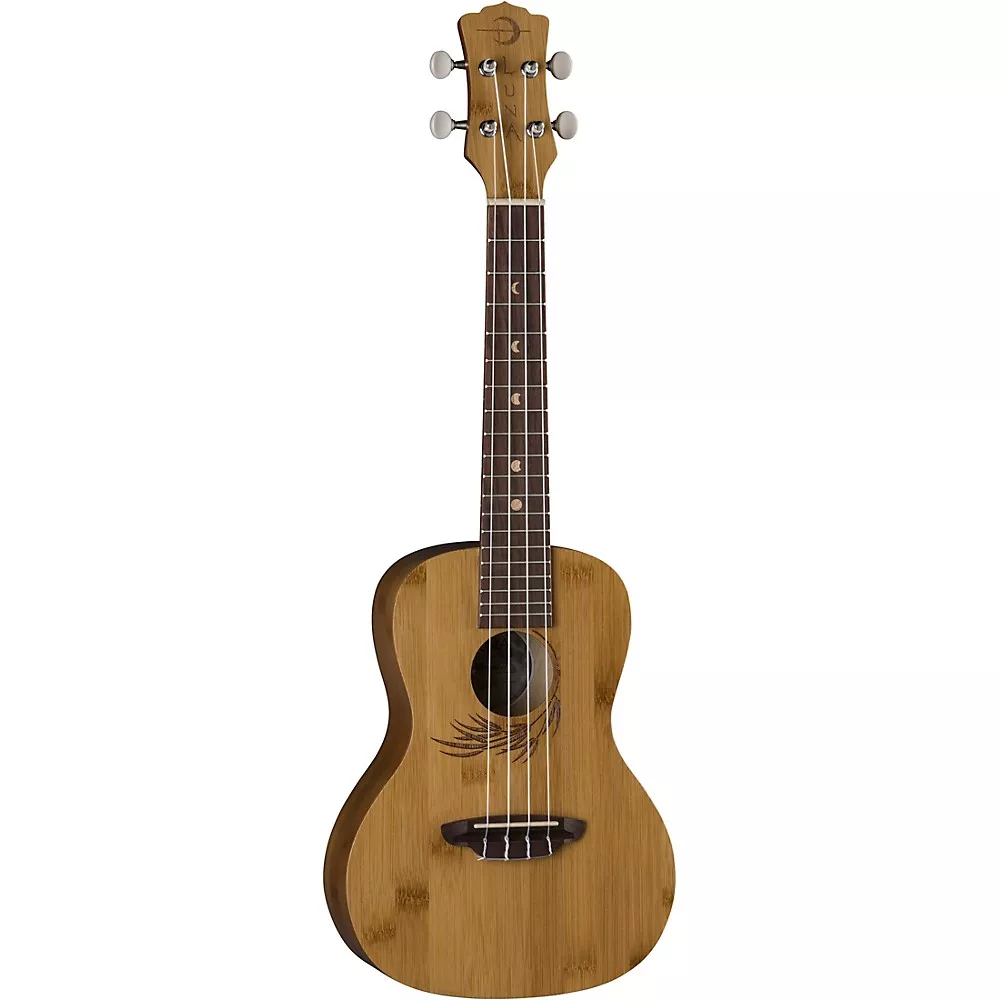 Luna Bamboo Concert Ukulele Natural