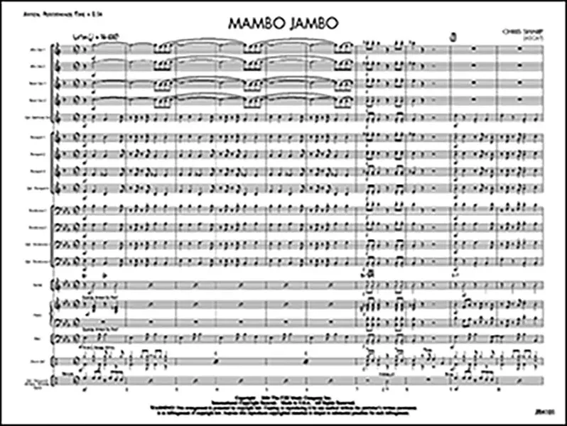Mambo Jambo: Jazz Ensemble Conductor Score