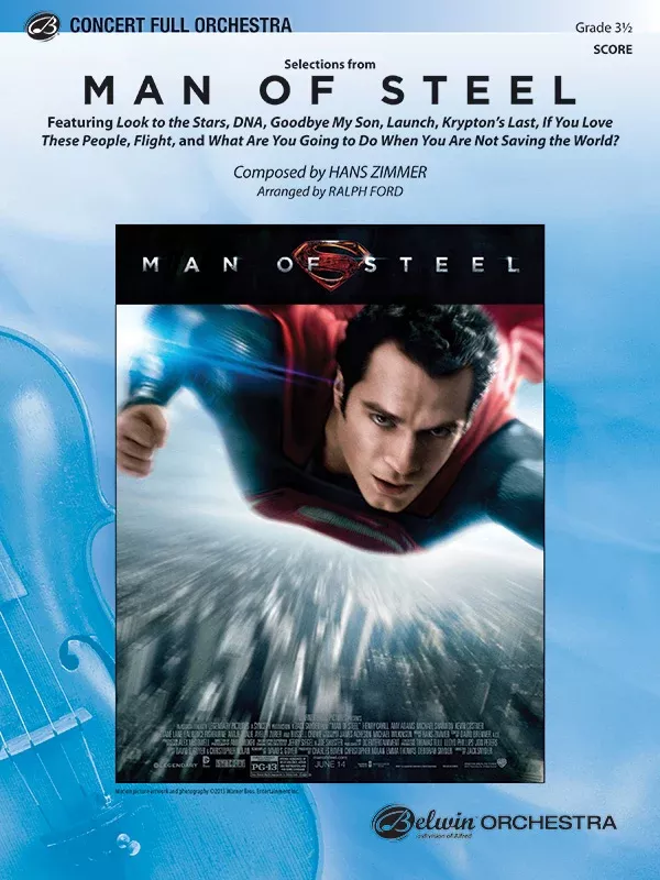 Man of Steel, Selections from: Full Orchestra Conductor Score