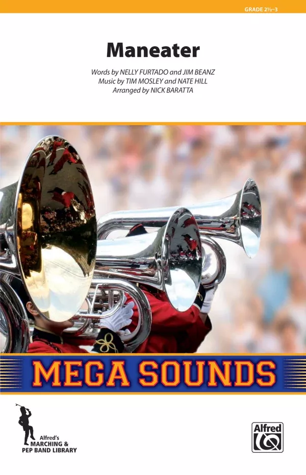 Maneater: Marching Band Conductor Score & Parts
