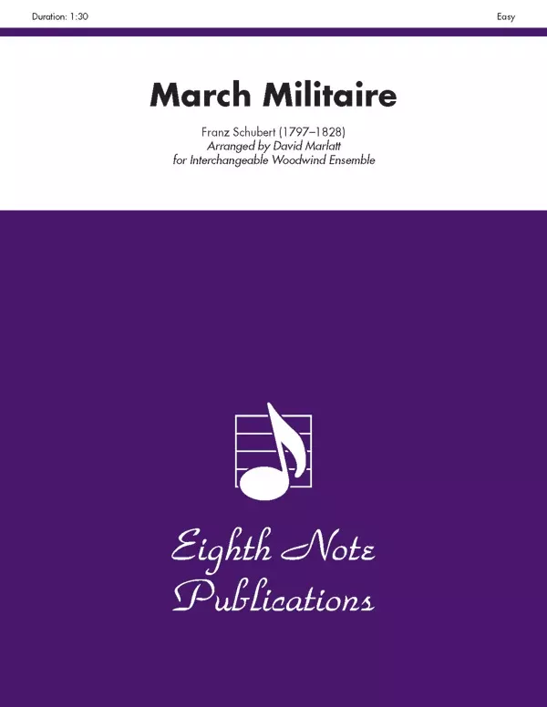 March Militaire: Interchangeable Woodwind Ensemble Score & Parts