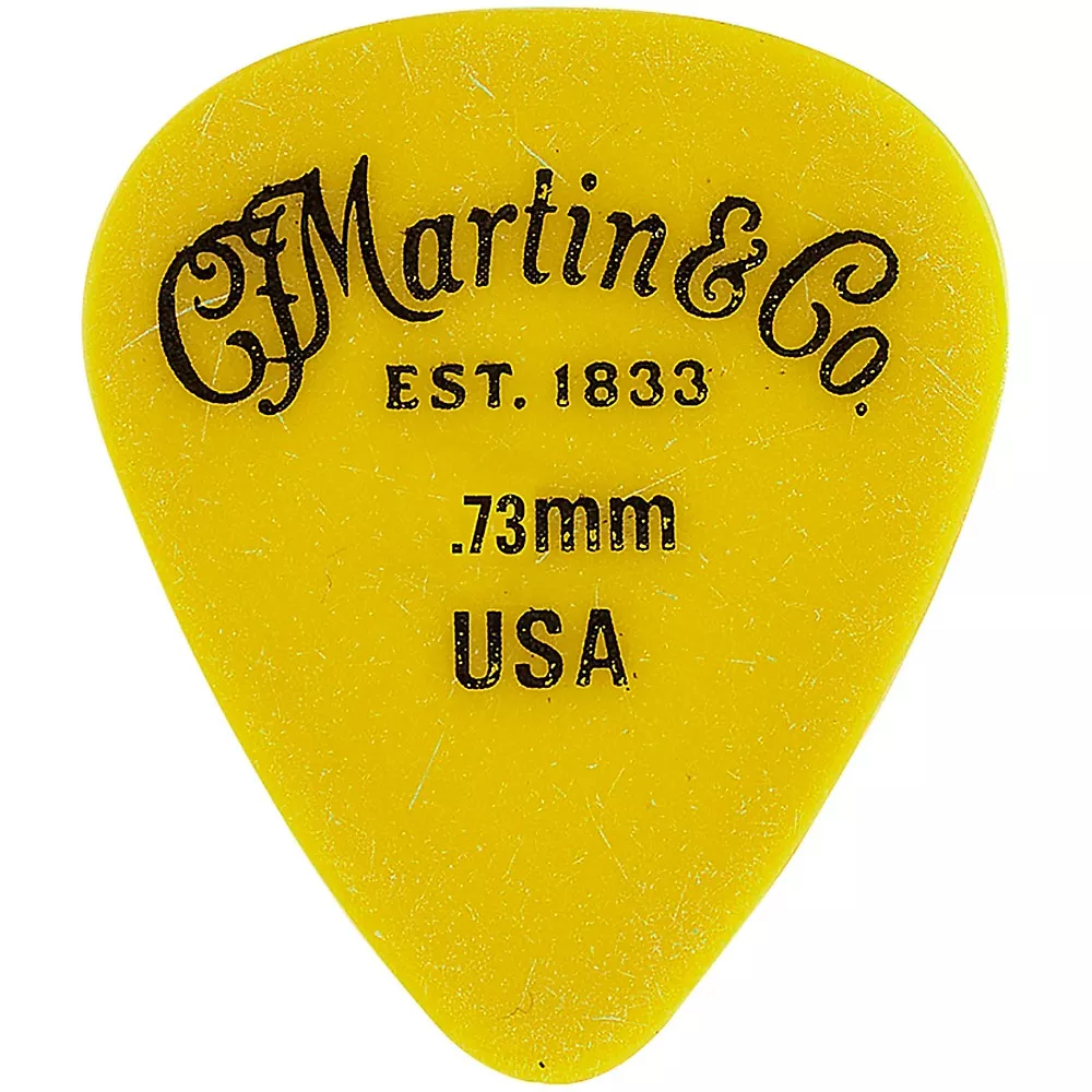 Martin Delrin Guitar Picks .73 mm 12 Pack