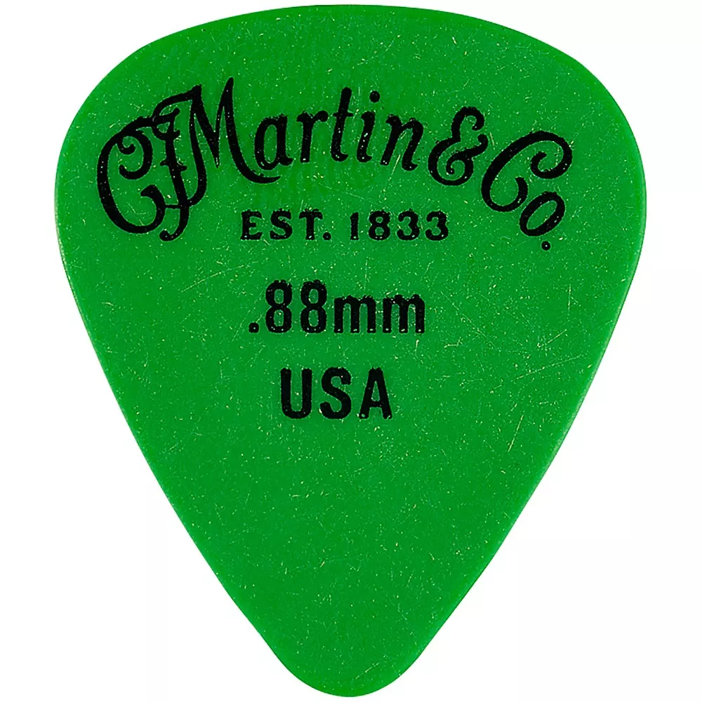 Martin Delrin Guitar Picks .88 mm 12 Pack