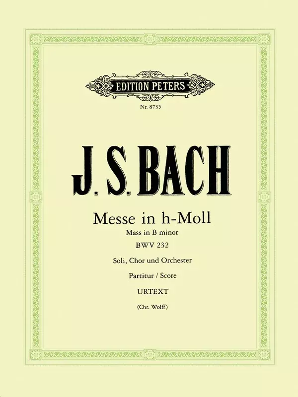 Mass in B minor BWV 232 Full Score: Vocal Full Score & Vocal Score