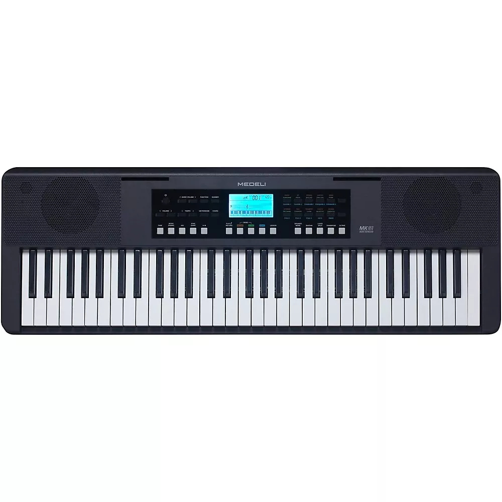 Medeli MK61 61-Key USB MIDI Keyboard - Black