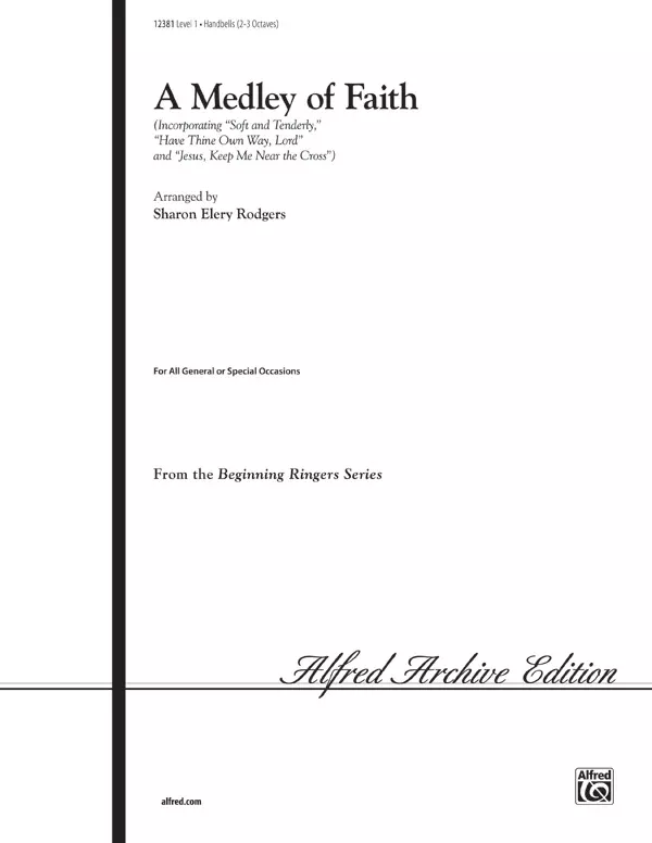 A Medley of Faith: Handbells 2-3 Octaves Sheet