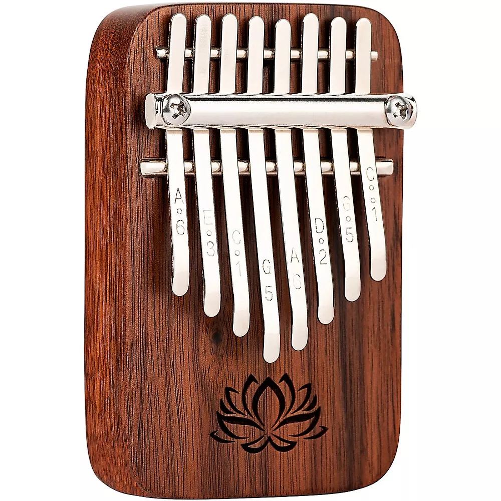 MEINL 8 Note Solid Lotus Kalimba Walnut
