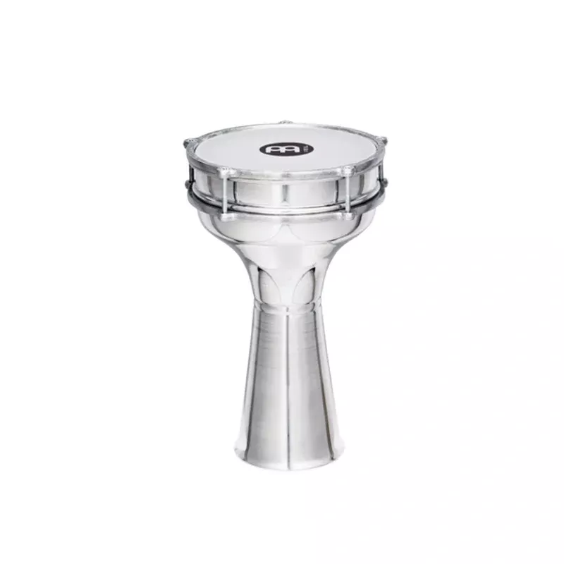 MEINL Percussion HE-104 8 x 14 1/2inch Aluminum Darbuka, Plain