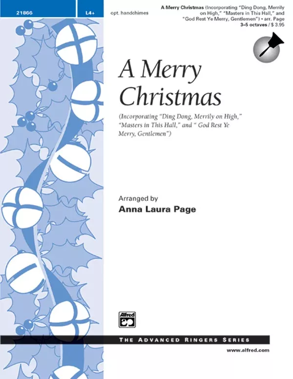 A Merry Christmas: Handbells 3-5 Octaves Sheet
