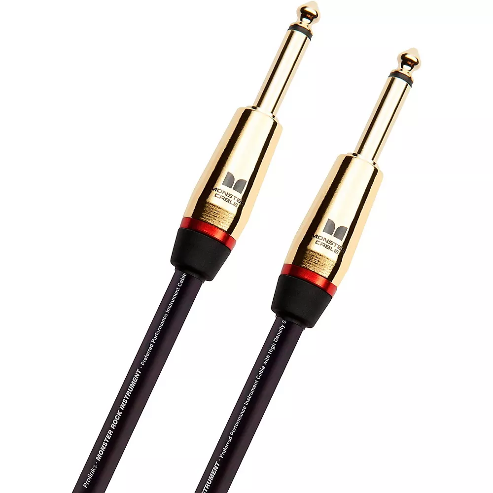 Monster Cable Prolink Rock Pro Audio Instrument Cable 3 ft. Black