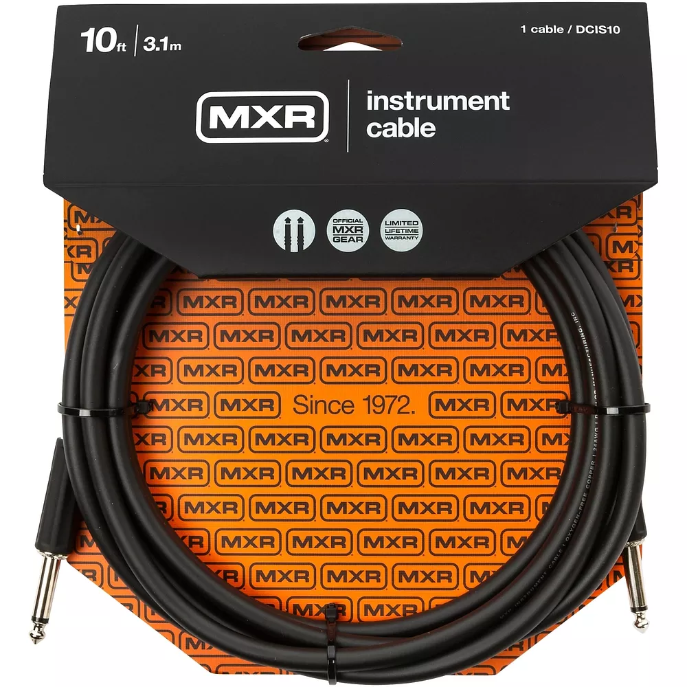 MXR Instrument Cable 10 ft. Black