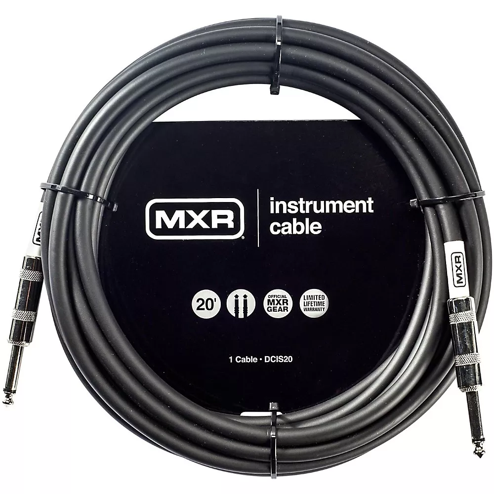 MXR Instrument Cable 20 ft. Black