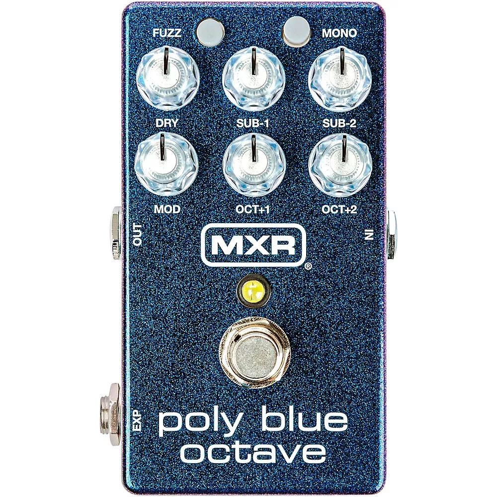 MXR M306 Poly Blue Octave Effects Pedal - Blue