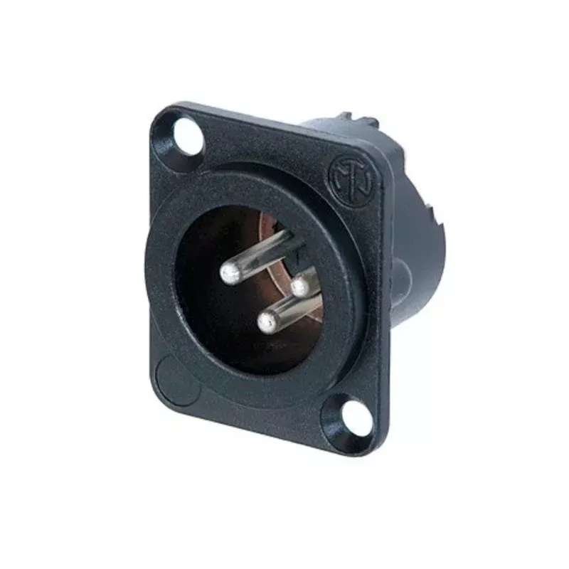 Neutrik NC3MD-LX-BAG 3 Pin Male XLR D-Type Mount