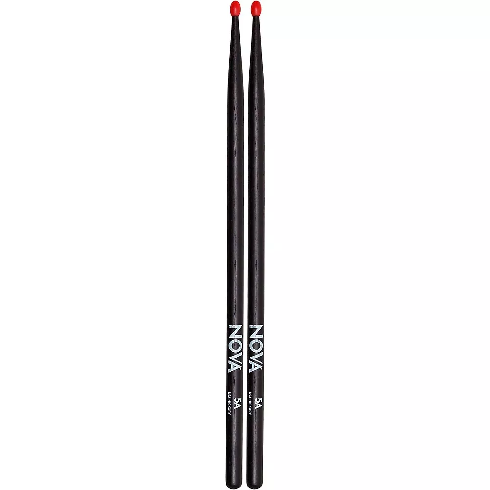 Nova Black Drum Sticks 5AN