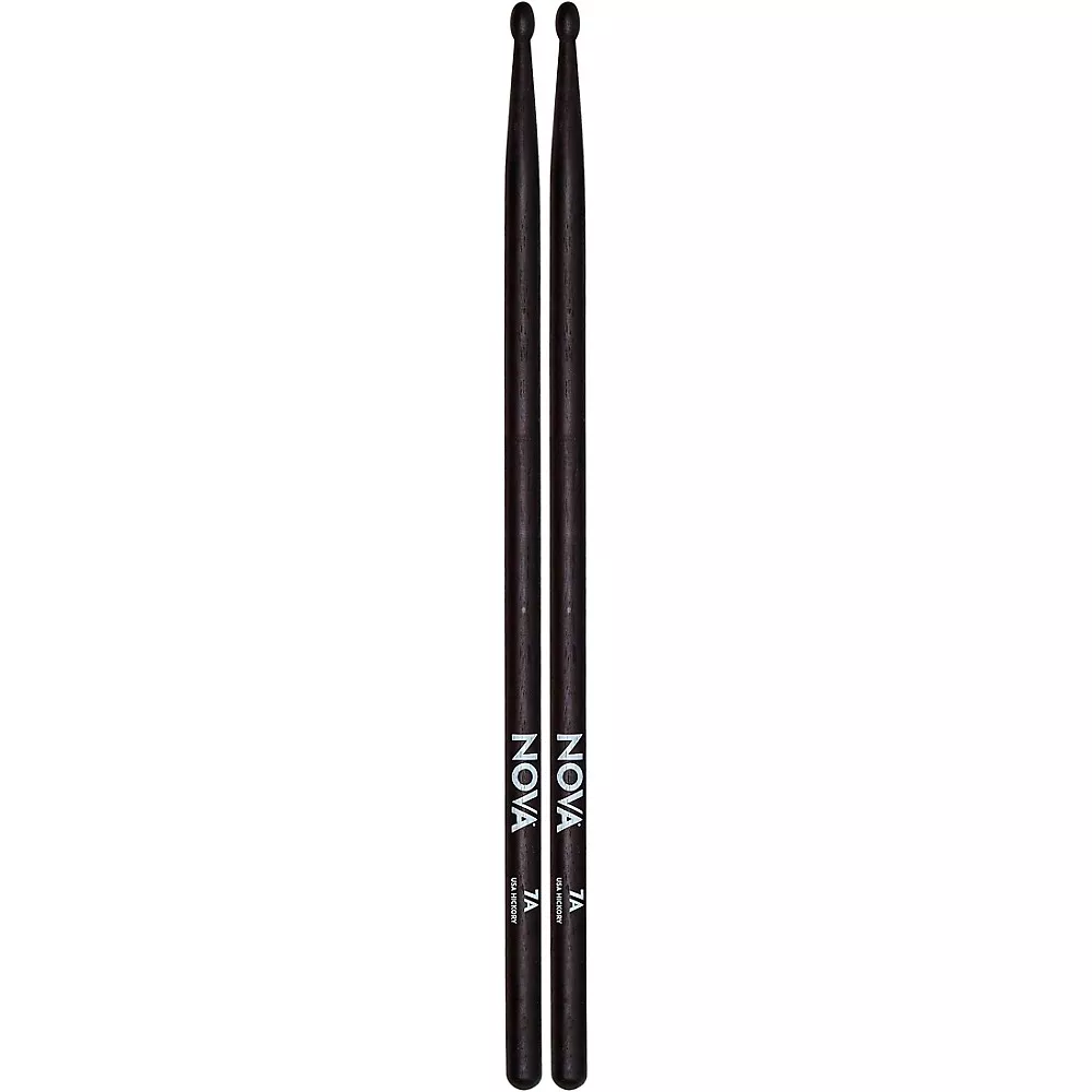 Nova Black Drum Sticks 7A