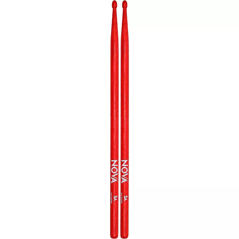 Nova Red Drum Sticks 5A