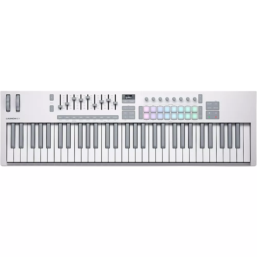 Novation Launchkey 61 MK4 Keyboard Controller - White