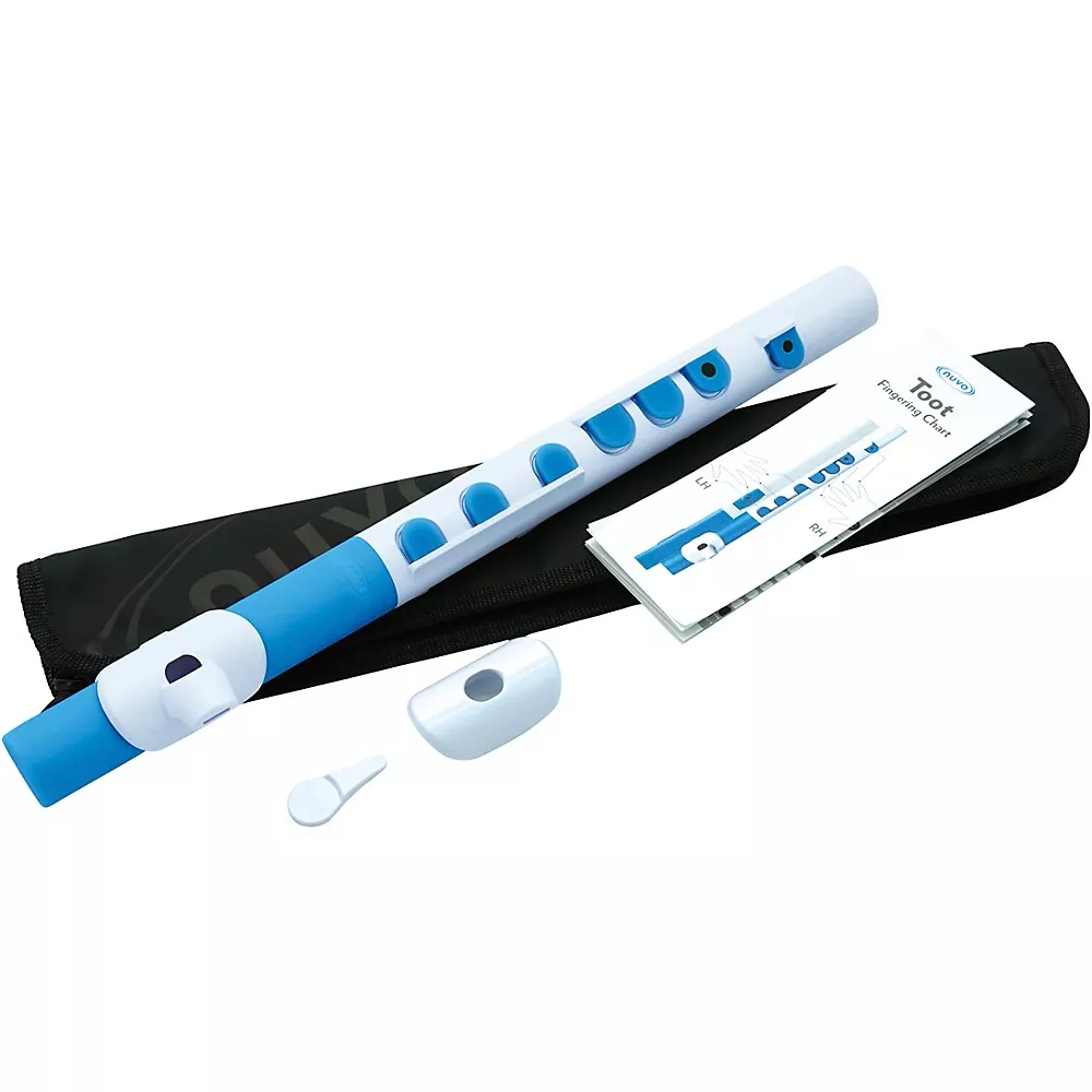 Nuvo Toot With Silicone Keys White/Blue