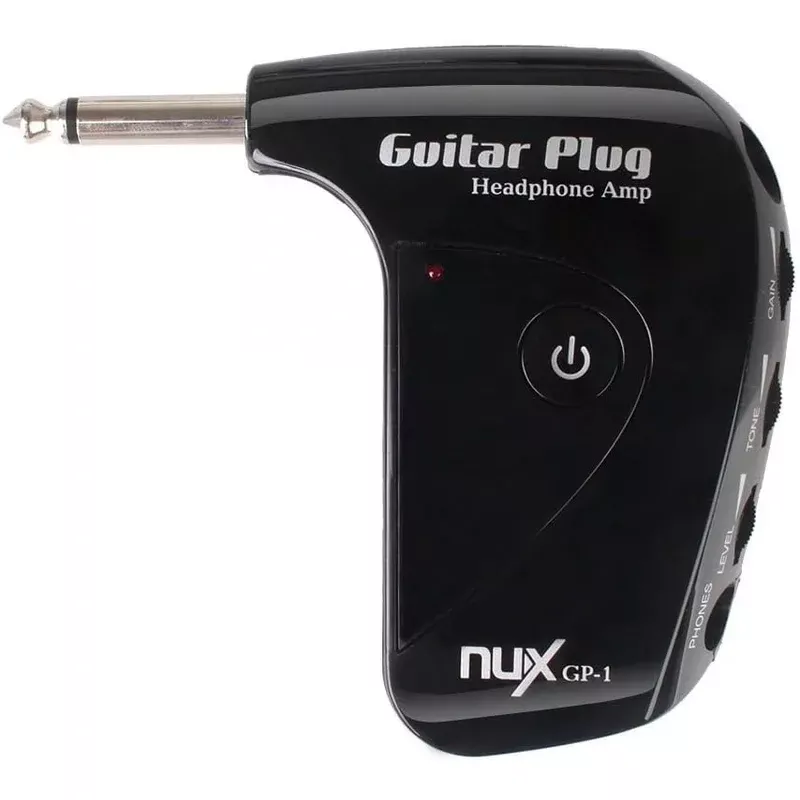 NuX GP-1 Electric Guitar Plug Mini Headphone Amp Built-in Distortion Effect Compact Portable