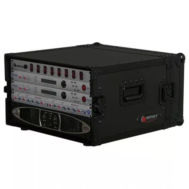 Odyssey FZAR06BL – Black 6U Pro Amp Rack