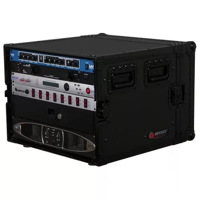 Odyssey FZAR08BL – Black 8U Pro Amp Rack