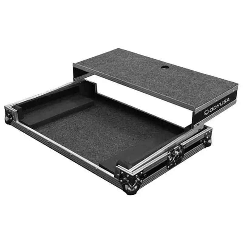 Odyssey FZGSDJC1L Universal Larger Size DJ Controller Flight Case w/Glide Platform – Medium/Large