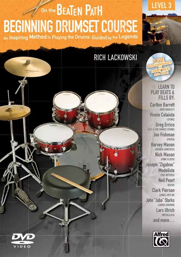 On the Beaten Path: Beginning Drumset Course, Level 3: Drumset Book, CD, & DVD