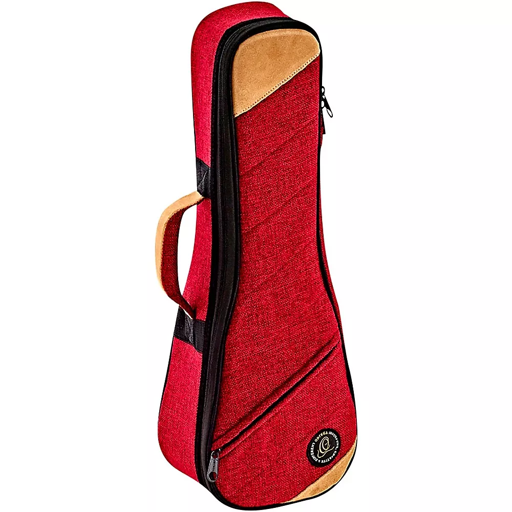 Ortega Ukulele Reinforced Soft Case Red Black