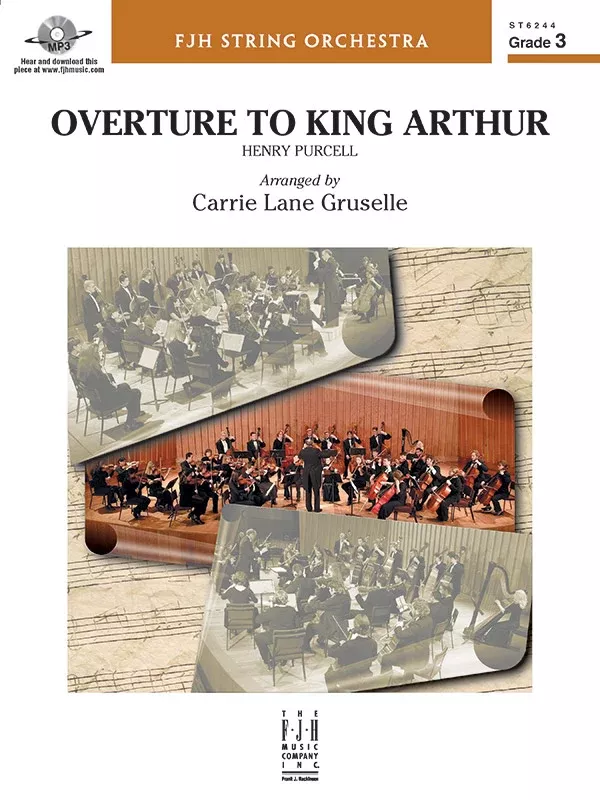 Overture to King Arthur: String Orchestra Conductor Score & Parts