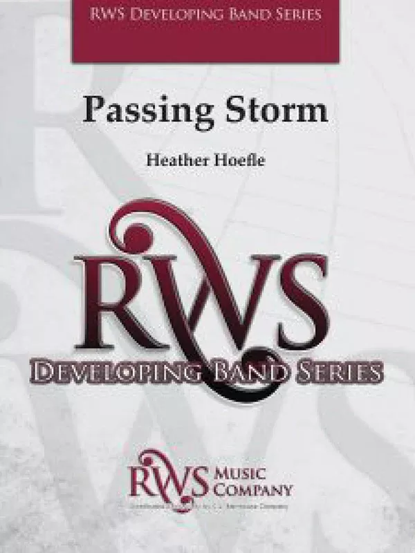 Passing Storm: Concert Band Oversized Conductor Score