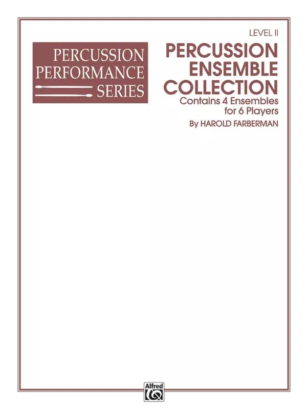 Percussion Ensemble Collection, Level II: 1st Percussion
