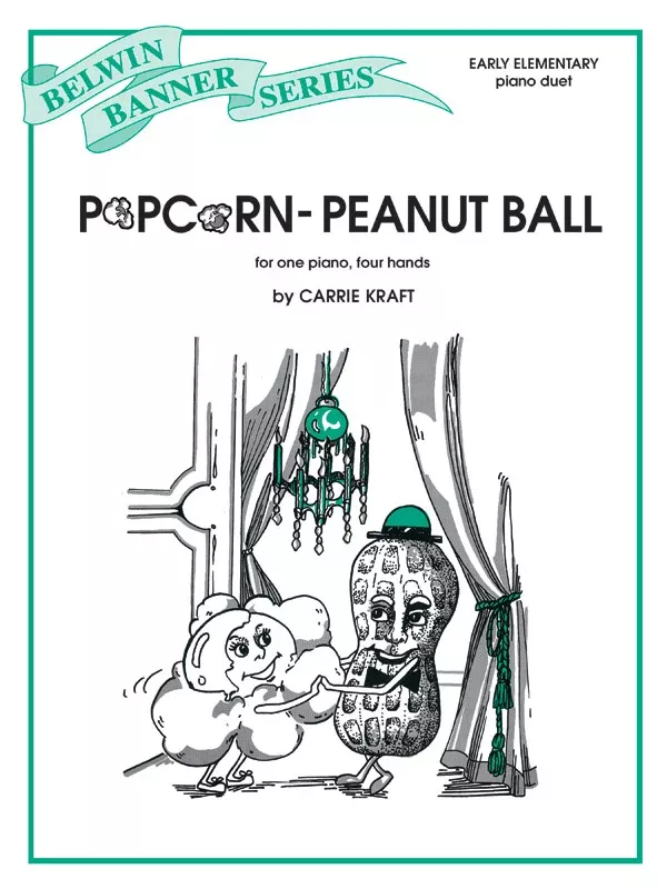 Popcorn-Peanut Ball: Piano Duet (1 Piano, 4 Hands) Sheet