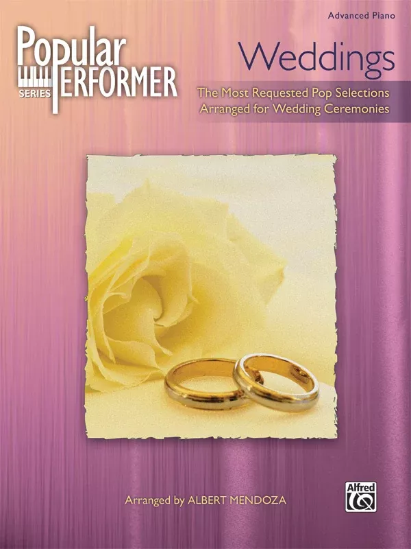 Popular Performer: Weddings: Piano Book