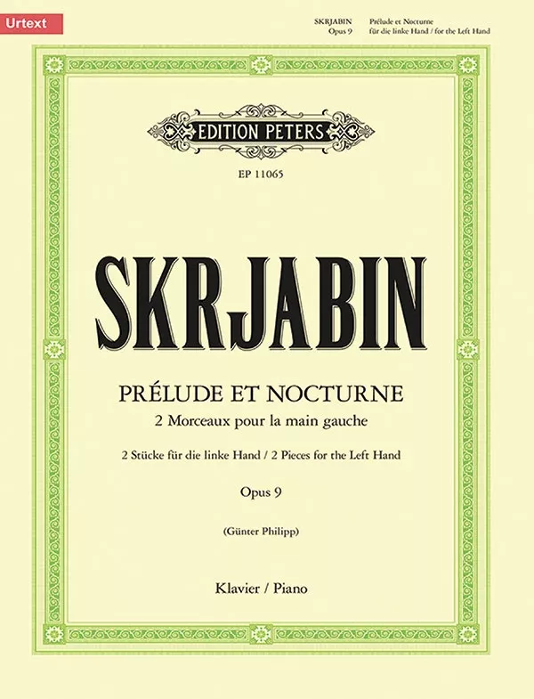Prélude in C# minor & Nocturne in Db, Op.9: Sheet, Piano_Keyboard