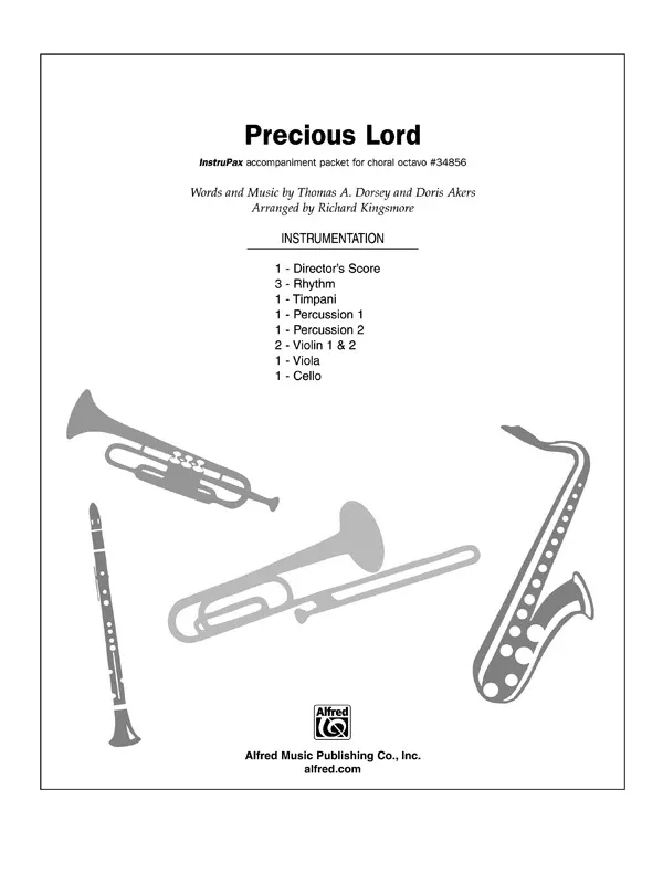 Precious Lord: Choral Octavo InstruPax